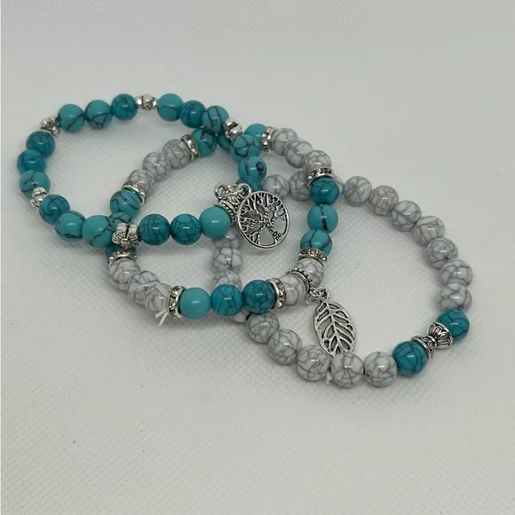 Stacking Handmade Beaded Bracelets - Picture 2 of 7